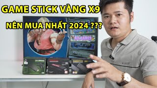 GAME STICK VÀNG X9 - CÓ PHẢI MÁY CHƠI GAME CẦM TAY ĐÁNG MUA 2024 ?