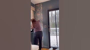Tips for installing gorgeous peel and stick wallpaper for a quick, inexpensive, easy room upgrade