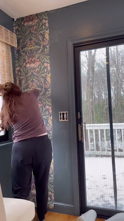 Tips for installing gorgeous peel and stick wallpaper for a quick, inexpensive, easy room upgrade