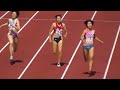 2012 岐阜国体 陸上 女子400m 予選1組 スタート&フィニッシュ