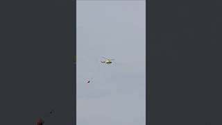 South Wales Wildfires Helicopter Suppression Drops on Treherbert Wildfire