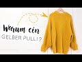 Warum der gelbe pulli mein markenzeichen ist  die frau mit dem gelben pulli