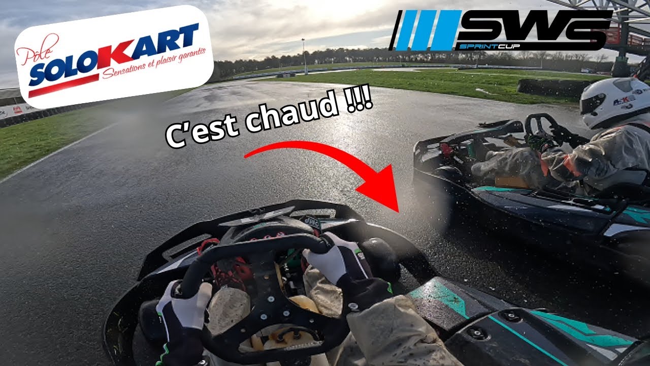 Course mouvementée sous la pluie 🌧️ !! SWS Solo kart 25/01/26