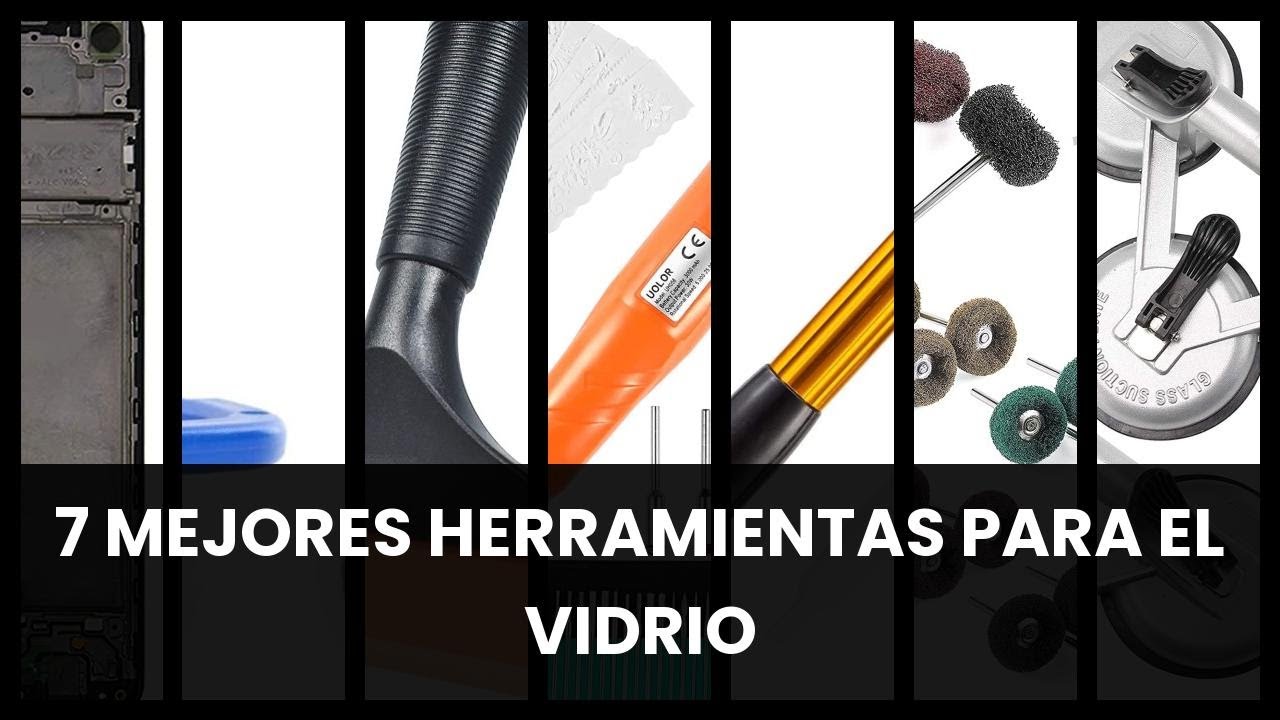 Werkzeuge für Glas: 7 mejores herramientas para el vidrio