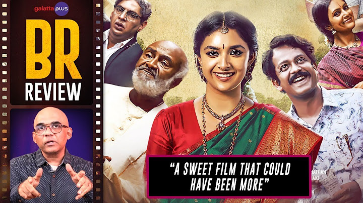Raghuthatha Movie Review By Baradwaj Rangan | Keerthy Suresh | Suman Kumar | Sean Roldan
