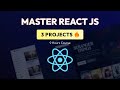 React Projects For Beginners | Master React.js In One Video | React Projects for Resume