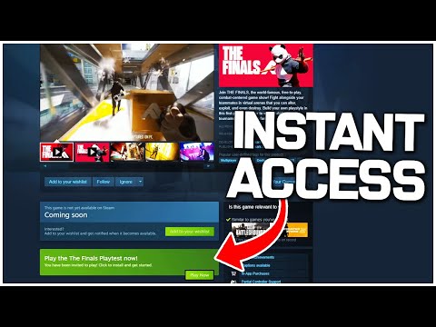 How to INSTANTLY Access The Finals Open Beta Playtest on Steam PC