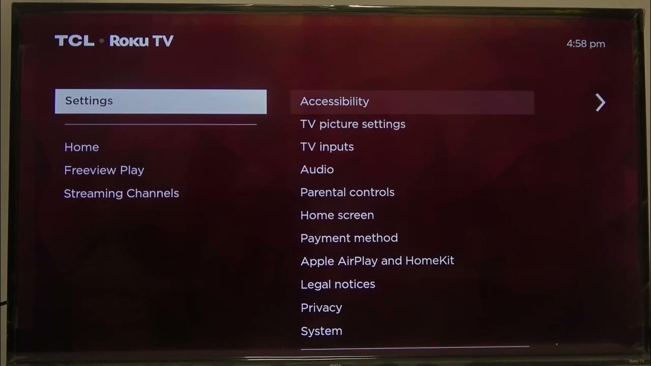 How to enable disable audio description on tcl roku tv 2024 youtube