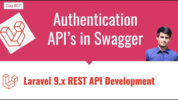 #07 Laravel REST API Development - Authentication CRUD API Documentation in swagger