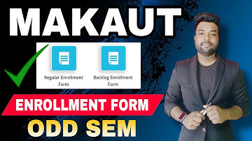 MAKAUT ODD SEM Enrollment Process | Regular/Backlog | Elective Paper? How to Apply?