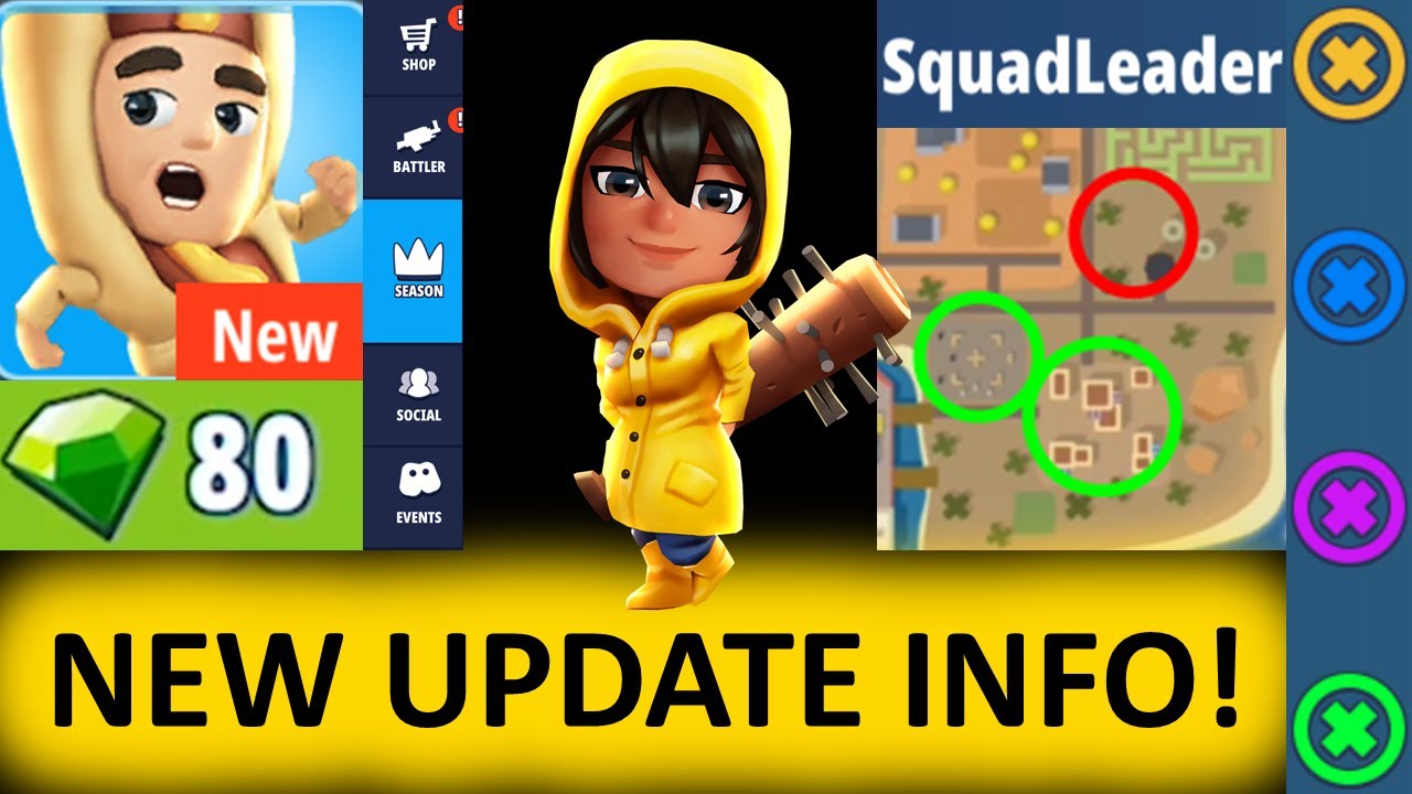 Battlelands Season 5 INFO! Squads, Skins, Gems & Map Changes!