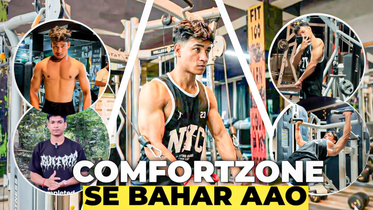 Getting out of the comfort zone | Episode 1 | My first vlog | ft. Chest & Triceps day |