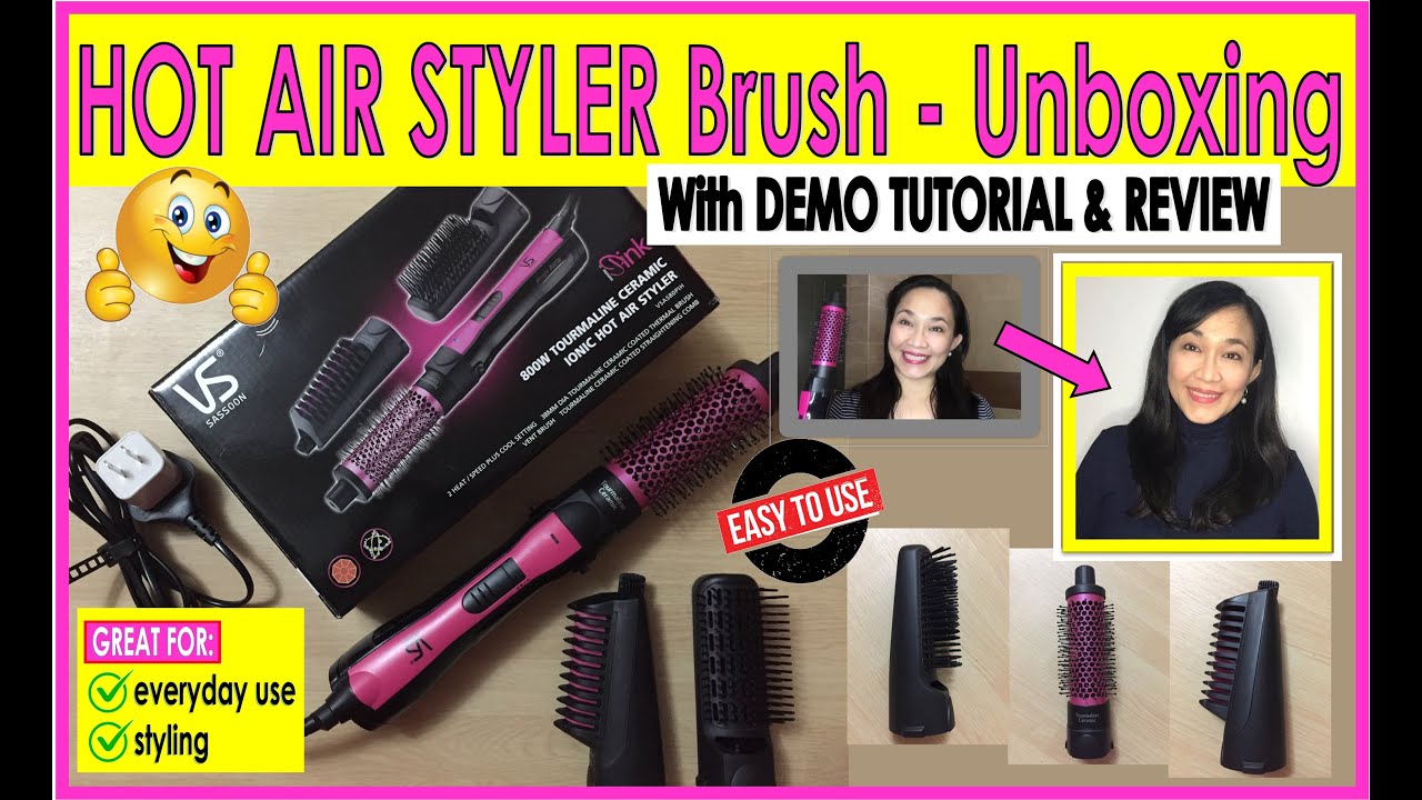 EASY HAIRSTYLING - ONE STEP HOT AIR STYLER BRUSH: Unboxing