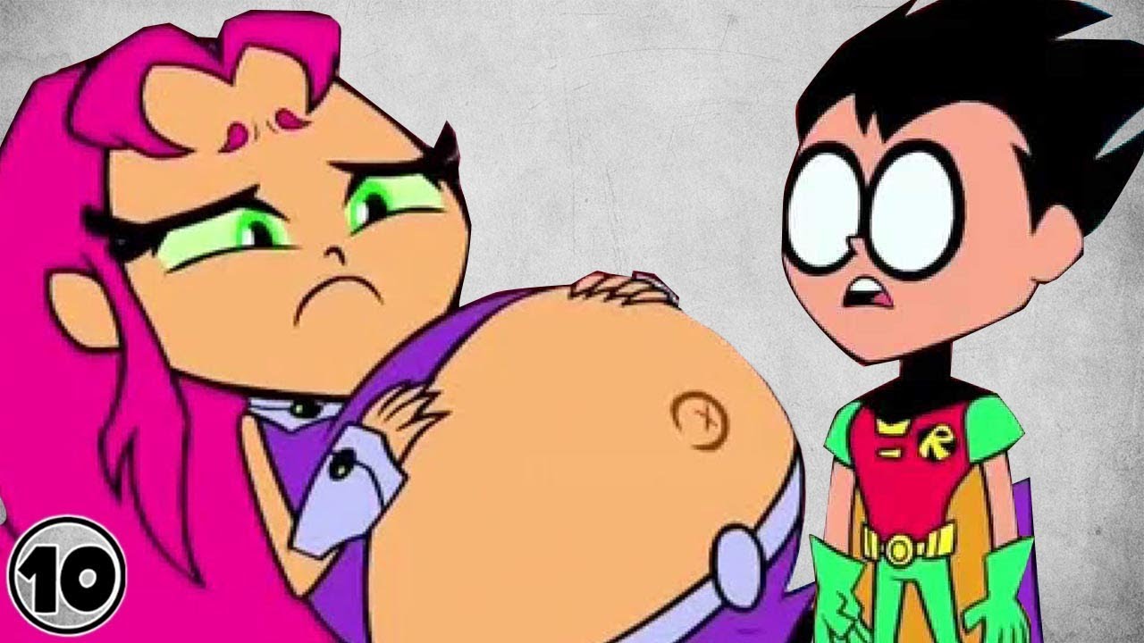 Starfire And Robin Have A Baby