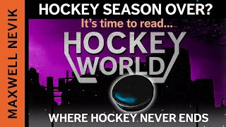 𝗛𝗼𝗰𝗸𝗲𝘆𝗪𝗼𝗿𝗹𝗱 Hockey Never Ends.  A Sci-Fi Epic book trailer.
