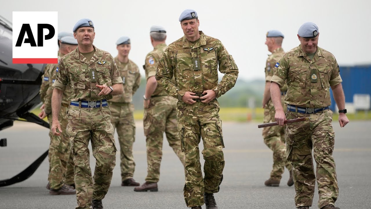 Prince William takes to the skies after colonelinchief of