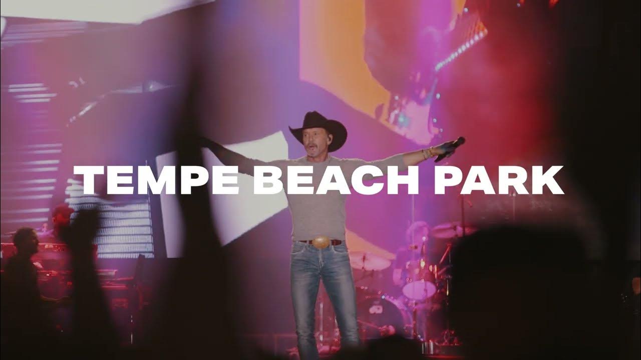 Tim McGraw comes to Boots In The Park at Tempe Beach Park in Tempe, AZ