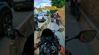 🚑 Ambulance Stuck...But Nobody Moved!💔 | Every Second Can Save a Life #shorts #shortsfeed #motovlog