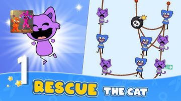 Help Monster - Cut Rope Rescue Gameplay Walkthrough Part 1 - Level 1 ~ 15 (Android, IOS)