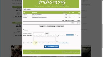 ShopIntegrator Authorize.Net shopping cart demo