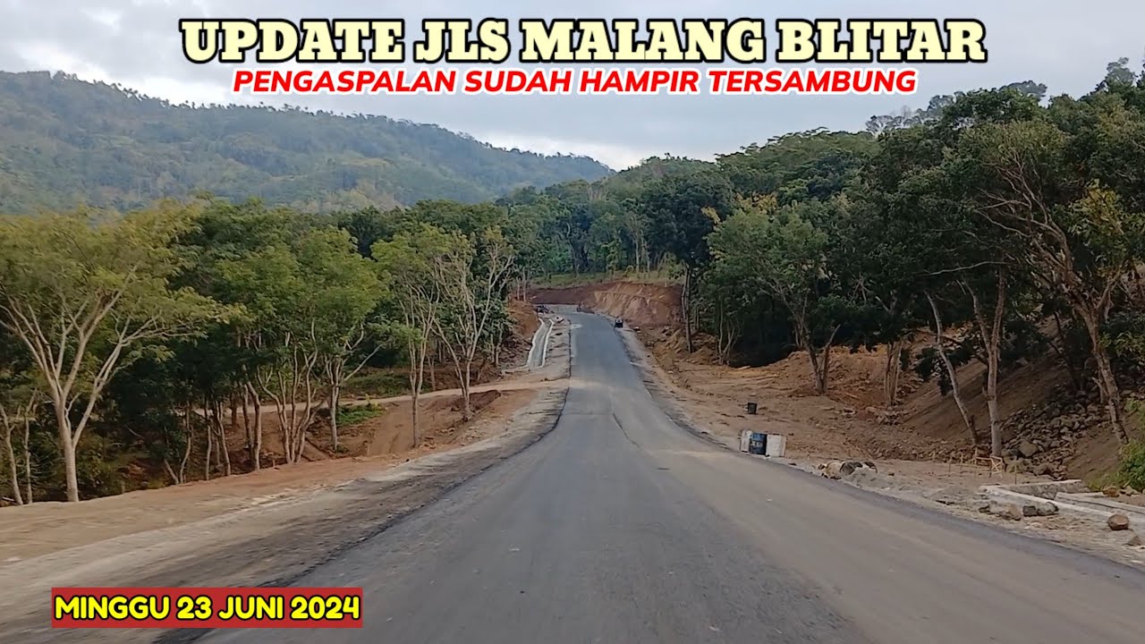 Update jls malang blitar terbaru pengaspalanya hampir tersambung