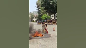 Respond Quickly to extinguish fire #fireman #training #school #safety #india #nebosh #safety #igc