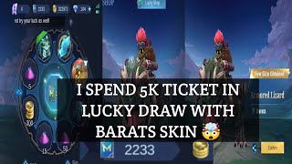 I SPEND 5K TICKET!!🎫🎫!!IN LUCKY DRAW 