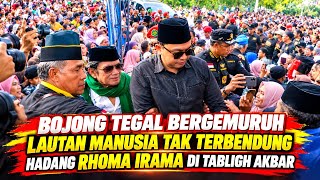 MASSIVE CROWDS OF BOJONG TEGAL RESIDENTS GREET RHOMA IRAMA AT THE PANCASILA SANCTITY DAY GRAND TA...