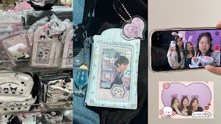 21st bday vlog ୨୧ photo booth pics, gatchapons, sanrio