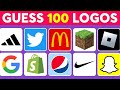 Guess the logo in 3 seconds  100 famous logos  logo quiz 2024  monkey quiz