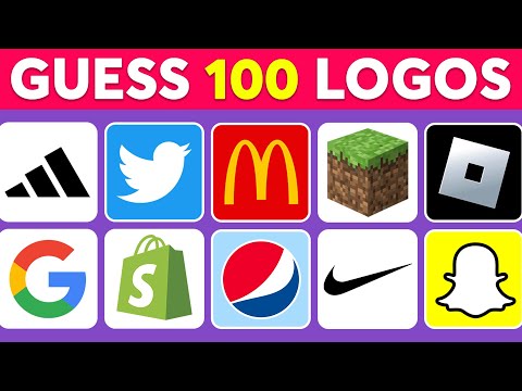 Guess the Logo in 3 Seconds | 100 Famous Logos | Logo Quiz 2024 | Monkey Quiz