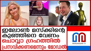 ചവവ ഗരഹതതല കളന തടങങമപള മസകകന വഴതതൻ മഡല Swedish Model Elsa Thora Musk