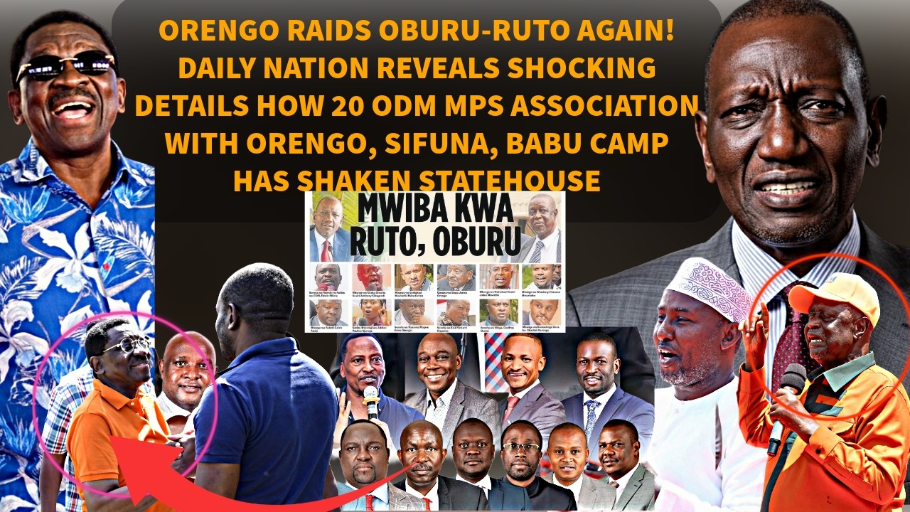 Оренго одержал убедительную победу над Руто и Обуру, издание Daily Nation опубликовало список из ...