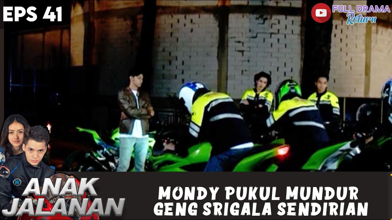 MONDY PUKUL MUNDUR GENG SRIGALA SENDIRIAN - ANAK JALANAN