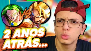 COMO ERA O DRAGON BALL LEGENDS 2 ANOS ATRÁS? (Dragon Ball Legends)