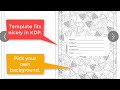 Student Notes Wide Ruled Edit Template