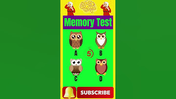 স্মৃতিশক্তি পরীক্ষা 6 | Memory Test | Riddles & Puzzles for IQ Test | অবিদিত জগৎ #shorts
