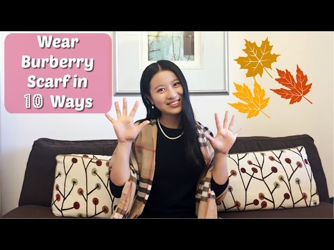 วีดีโอ: 3 วิธีในการสวมผ้าพันคอ Burberry