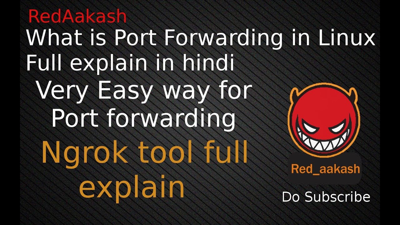 (HINDI)Port Forwarding How to Forward a port in RedHat Linux Ngrok