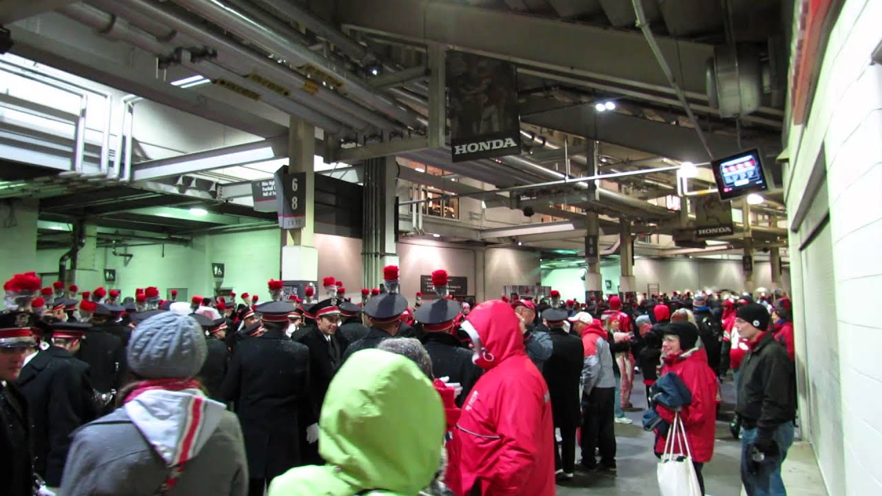 Ohio State Marching Band Post Game Band Dismissal Last Home Game of 2013 11 23 2013 vs IN - YouTube