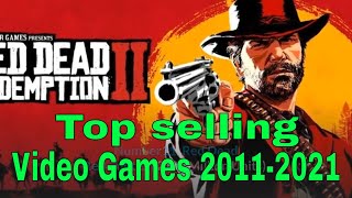 best selling video games statistics (2011-2021)/ best selling video games chart