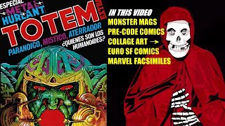 HORROR Movie Mags | Pre-code Comics | Euro SCI-FI Comic Books | John Rozum Horror Collage Art