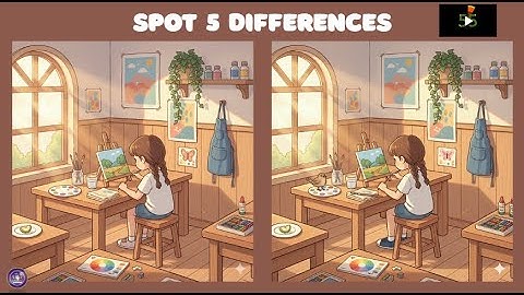 Can You Spot All 5 Differences? | 60-Second Brain Test | QuizziWoo
