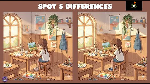 Can You Spot All 5 Differences? | 60-Second Brain Test | QuizziWoo