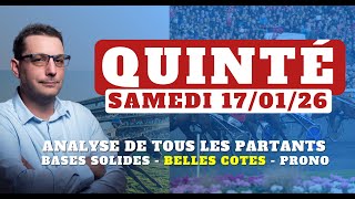 Pronostic Quinté du Samedi 17/01/2026. Bases, Tocards et Pronostic PMU en 8 pour le Quinté du Jour screenshot 2