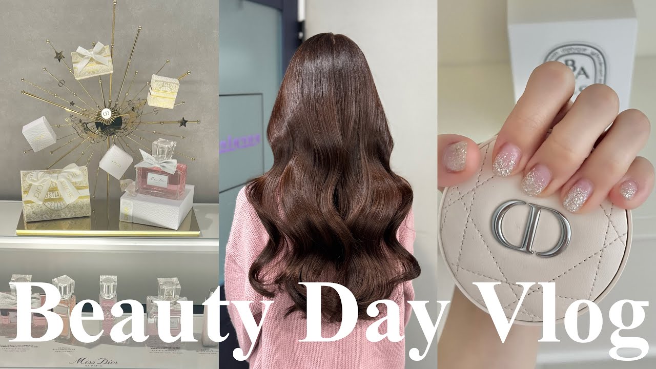 【 vlog 】今年最後の美容day🎀.⋆⟡社会人の自分磨き👱🏻‍♀️💎まつ毛パーマ・美容室・ネイル💅🏻簡単朝ごはん🍞🥣心を磨く朝の読書時間📖shein購入品🛍️