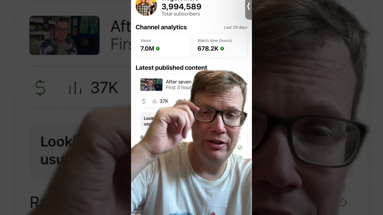 Don’t tell John. Let him have this.