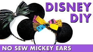 DISNEY DIY // No Sew Mickey Ears Tutorial