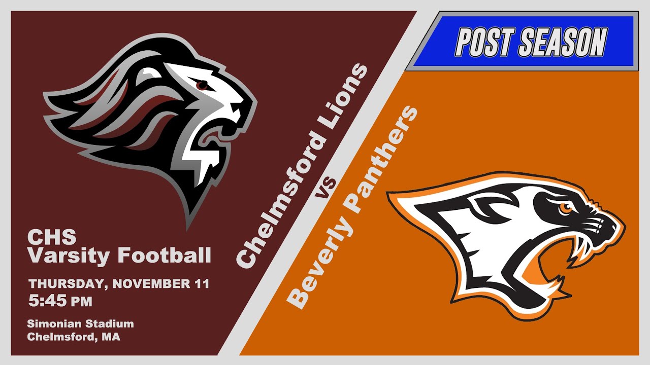 CHS Football: Lions vs. Beverly – November 11, 2021