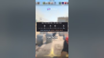 Which tick rate is the best? #cs2 #counterstrike #gaming #shorts #valve #cs2update #csgo